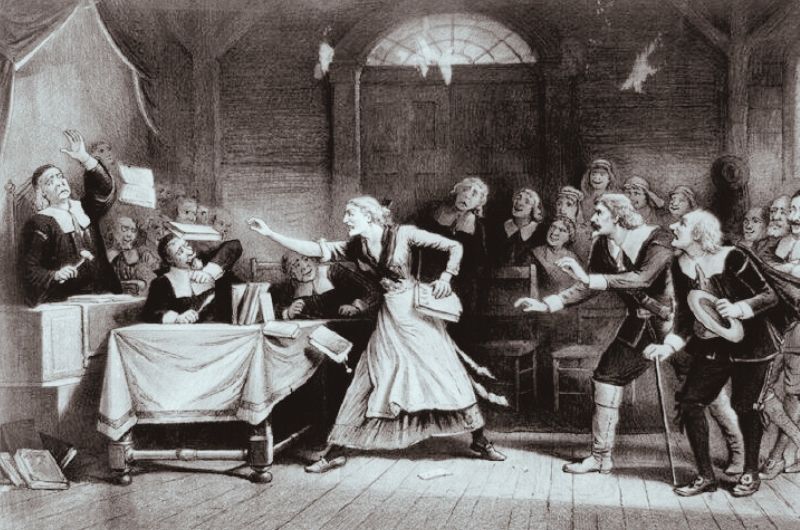 The famous Salem witch trials